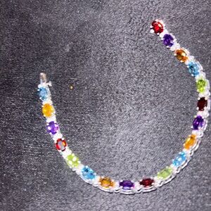 Multicolor Gemstone Bracelet